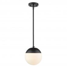  3218-S BLK-BLK - Small Pendant with Rod